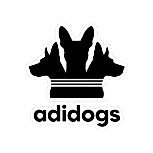 ADIDOGS - Autocollants découpés au baiser