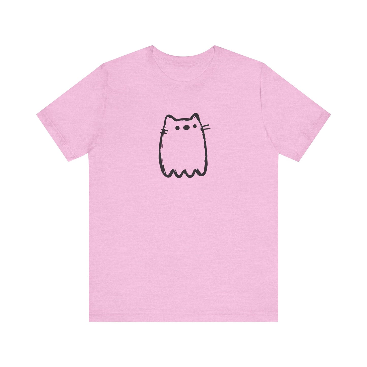 T-shirt unisexe avec motif chat pour les amoureux des animaux