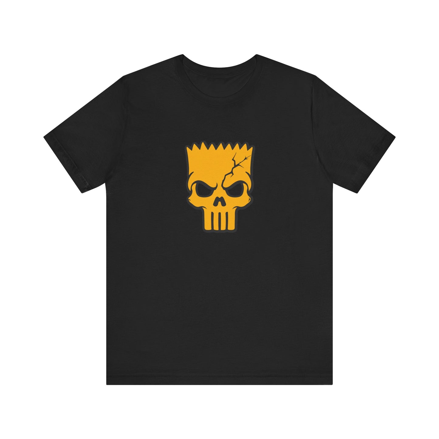 T-shirt unisexe Bart Simpson - Motif crâne squelettique - Tenue décontractée tendance pour un style quotidien