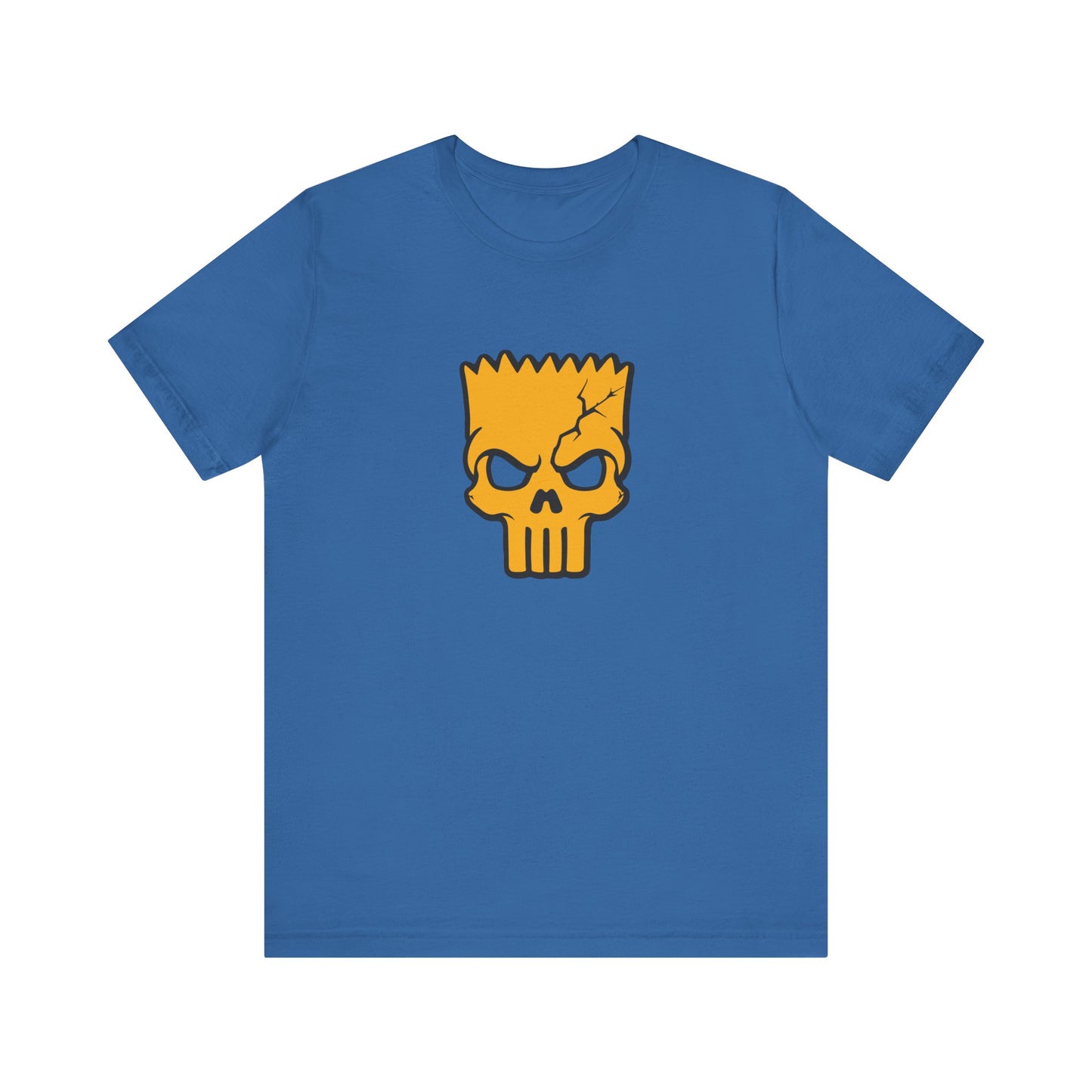 T-shirt unisexe Bart Simpson - Motif crâne squelettique - Tenue décontractée tendance pour un style quotidien