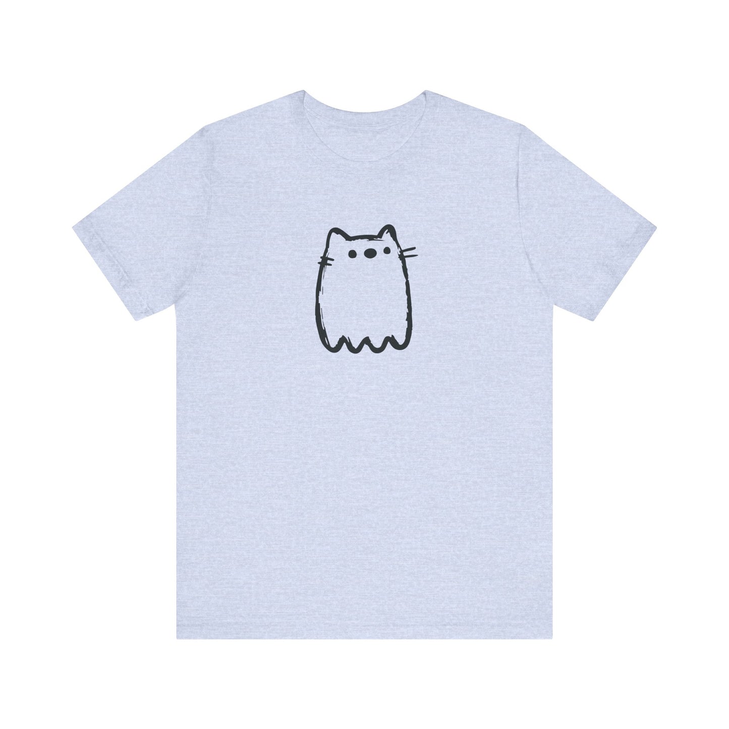 T-shirt unisexe avec motif chat pour les amoureux des animaux